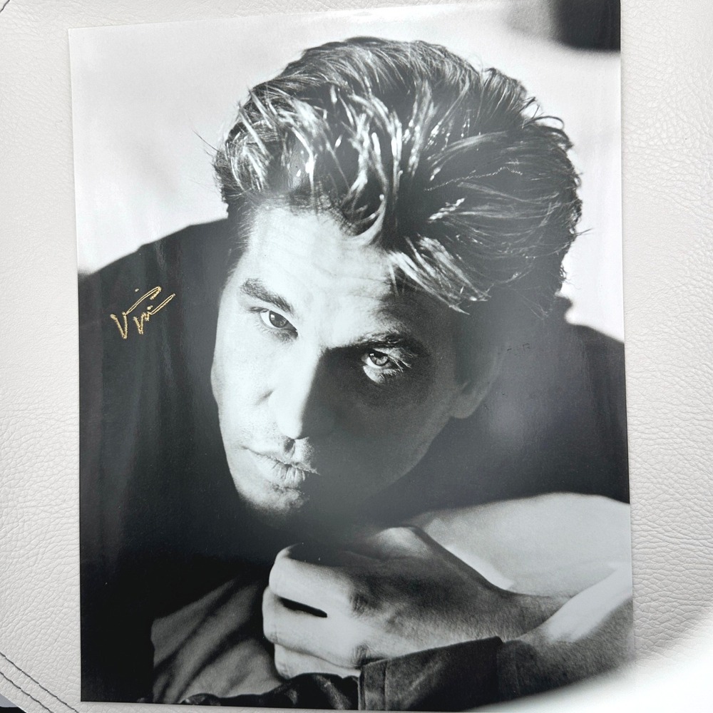 Val Kilmer Signed 8x10 Photo Autograph 1980s Celebrities Finest COA Pristine